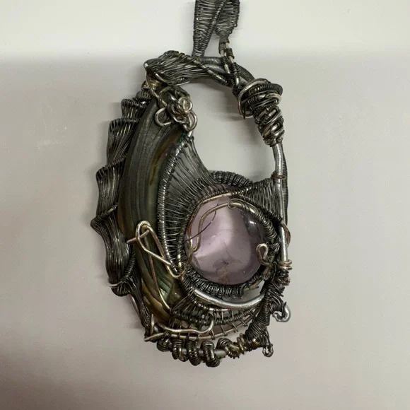 Wire Wrapped Pendant | Handmade - Picture 4 of 10